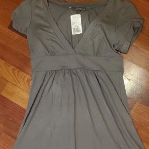 Forever 21 NWT Gray short sleeve cotton dress